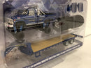 big foot monster truck with gooseneck trailer and tyres 1:64 greenlight 30054