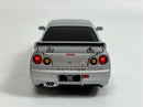 Nissan GT R34 V Spec II Silver RHD 1:32 Light & Sound Tayumo 32115012