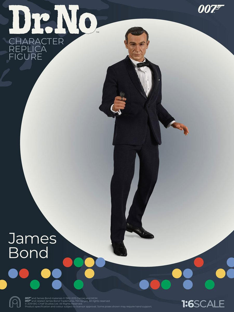 james bond 007 dr no sean connery  1:6 scale figure big chief studios bcjb0016