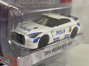 2014 nissan gt-r r35 stockholm polis hot pursuit 1:64 greenlight 42980d