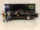 1966 batmobile with figures and working lights 1:18 scale jada 98625