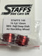 Staffs Slot Cars BBS Style Deep Dish Air Alloy Wheels Red 16.9 x 10 mm x2 STAFFS 149