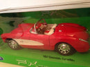 1957 chevrolet corvette convertible red 1:24 scale welly 29393r new