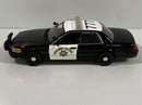 2008 ford crown victoria inteceptor california patrol 1:24 greenlight 85523