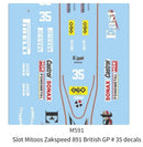 mitoos m591 zackspeed 891 british gp