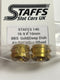 Staffs Slot Cars BBS Style Deep Dish Air Alloy Wheels Gold 16.9 x 10 mm x 2 STAFFS 146
