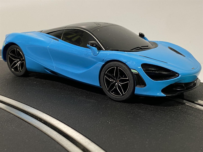 mclaren 720s blue scalextric 1:32 scale unboxed new