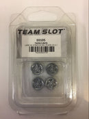 team slot e0105 lancia stratos front wheel inserts silver painted x 4