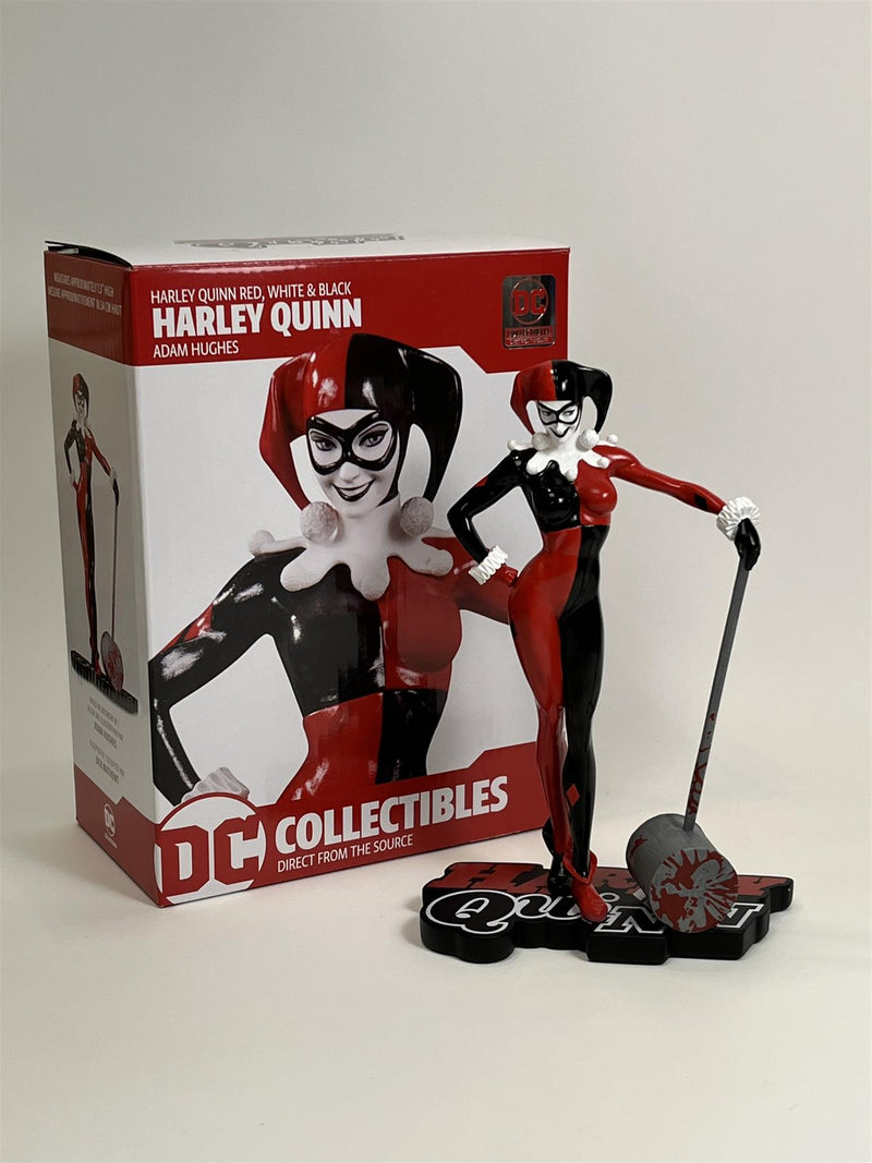 Harley Quinn Red White Black Adam Hughes 7 Inch Numbered Limited Edition