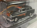 1955 chevrolet nomad 1:64 scale flame series greenlight 37200a