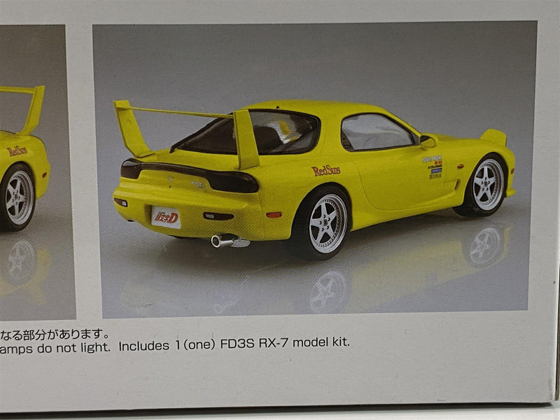 mazda fd3s rx-7 keisuke takahashi pre painted 1:24 model kit aoshima 5623