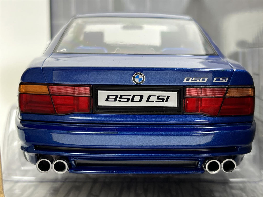 BMW 850 CSI E31 Blue Solido 1/18