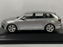 audi q7 foil silver 1:43 scale spark dealer edition 5011407613
