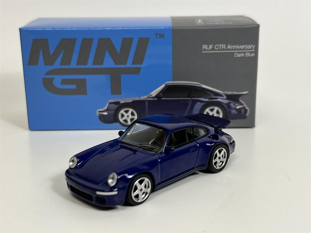 Porsche RUF CTR Anniversary Dark Blue – Mini GT 1/64 scale – Hanz Driven