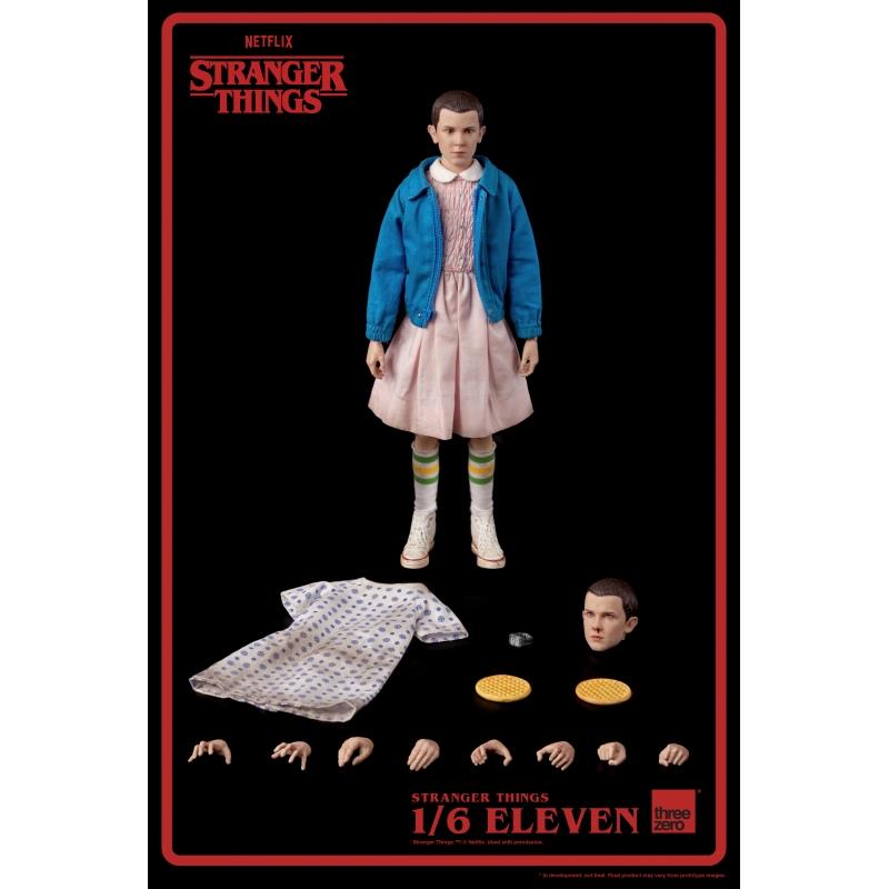 stranger things eleven 1:6 collectible figure threezero tz02750