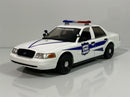 2008 ford crown victoria police interceptor 1:24 scale greenlight 85543