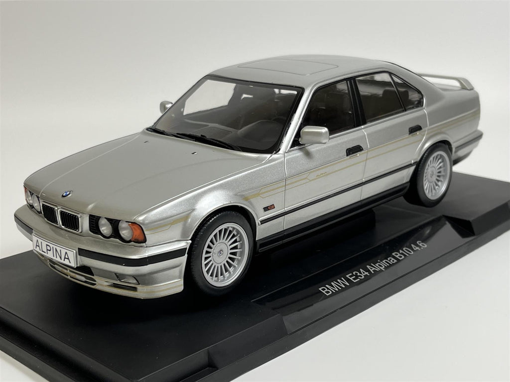 BMW E34 Alpina B10 4.6 Silver Metallic 1:18 Model Car Group