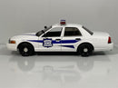 2008 ford crown victoria police interceptor 1:24 scale greenlight 85543