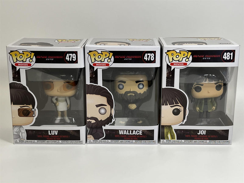 Blade Runner 2049  Set of 3 Figures Blade Joi Wallace Luv Funko