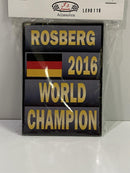 nico rosberg world champion 2016 f1 board signage 1:18 cartrix ro118