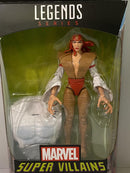 lady deathstrike marvel super villains legends series build a figure hasbro f2799