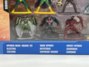 spider-man marvel 18 pack set of nano figures series 7 jada nano 5018