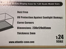 acrylic display case detroit black 1:24 scale atlantic cases 10004