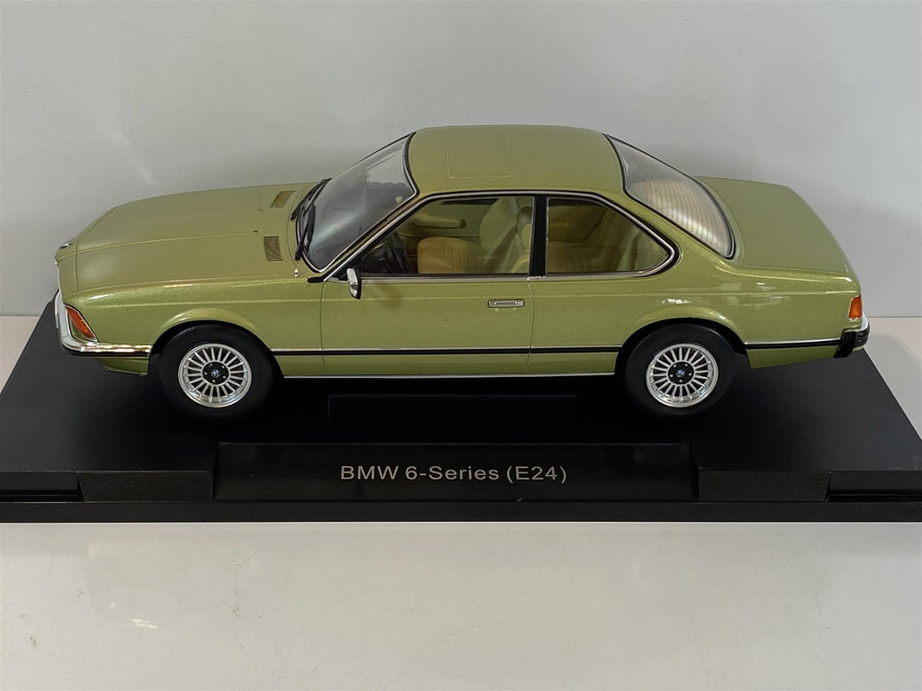 BMW 6 Series E24 Light Green Metallic 1:18 Scale MCG 18163 – Mcslots