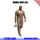 Hobbs & Shaw Hobbs With Axe Unpainted Figure 1:24 Scale Wasp Hob A x 24