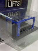 blue four post lift 1:64 scale greenlight 16100a