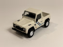 Land Rover Defender 90 Pick Up White 1:64 Scale Mini GT MGT00338R