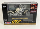 007 James Bond Tomorrow Never Dies BMW R 1200 C Motorbike 1:18 Motormax 79845