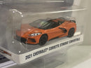 2021 chevrolet corvette stingray convertible gl muscle 1:64 greenlight 13310f