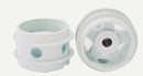 staffs slot cars 5 spoke white alloy wheels 15.8 x 10mm x 2 staffs 90
