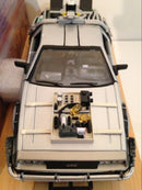 back to the future 3 delorean 1:24 scale welly 22444w new