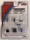 mechanic tool set blue 1:64 scale 6 pcs american diorama 38405