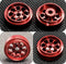 staffs slot cars minilite style red alloy wheels 15.8 x 8.5mm x 2 staffs 96