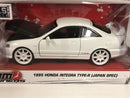 1995 honda integra type r white jdm tuners 1:24 scale jada 30931w