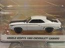 angelo vespi's 1969 chevrolet camaro white 1:64 greenlight 39070a