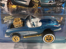 1958 chevy corvette zingers rich teal metallic 1:64 scale johnny lightning jlsf013b