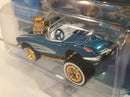1958 chevy corvette zingers rich teal metallic 1:64 scale johnny lightning jlsf013b
