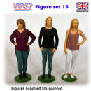 Trackside Figure Scenery Display Set O 15 New 1:32 Scale WASP