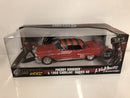 1958 cadillac series 62 freddy krueger figure nightmare elm movie 1:24 jada
