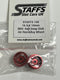 Staffs Slot Cars BBS Style Deep Dish Air Alloy Wheels Red 16.9 x 10 mm x2 STAFFS 149