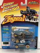 1958 chevy corvette zingers rich teal metallic 1:64 scale johnny lightning jlsf013b