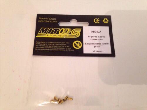 mitoos m067 6 x guide cable connectors 2mm x 4mm new release