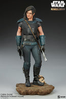 cara dune the mandalorian premium format figure 1:4 scale sideshow ss300789
