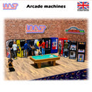 arcade machine out run 1:32 track side scenery pub bar game retro wasp