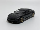 Porsche Taycan Turbo S Volcano Grey Metallic LHD 1:64 Scale Mini GT MGT00433L