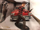 1958 cadillac series 62 freddy krueger figure nightmare elm movie 1:24 jada
